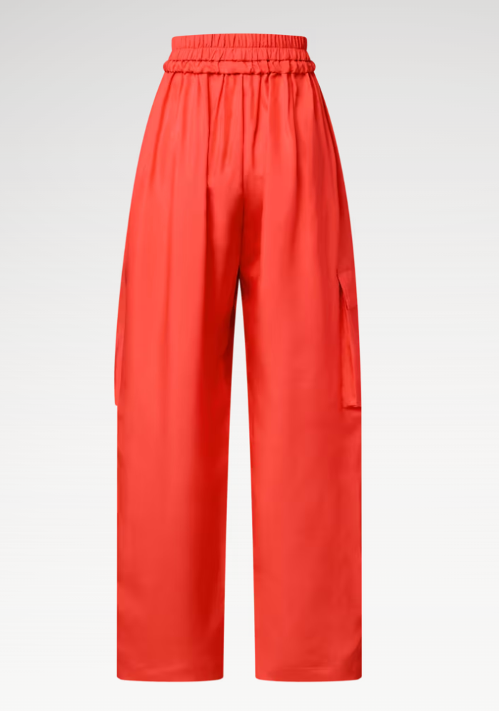 👜 LOUIS VUITTON | Pantalón fluido con bolsillo tipo cargo - Imagen 3