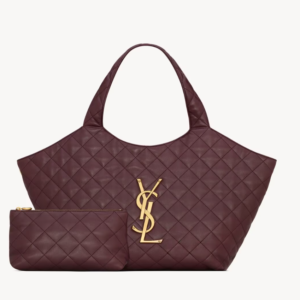 👜 YSL | Bolso Icare mediano de napa acolchada