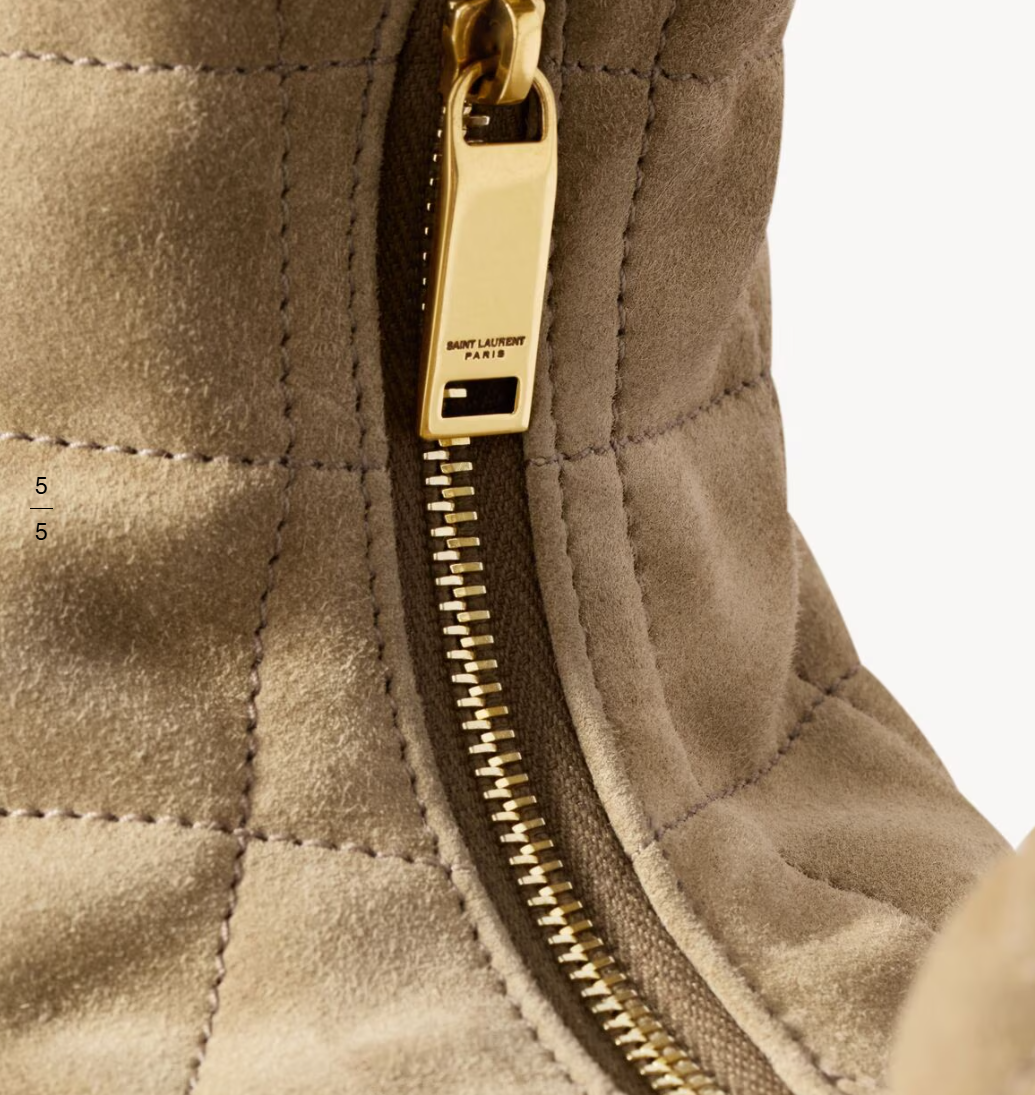 👜 YSL | Icarino de ante acolchado - Imagen 3