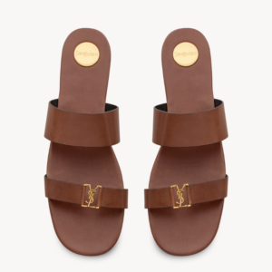 👜 YSL | Sandalias Babylone de piel lisa