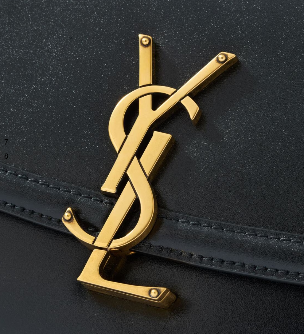 👜 YSL | Bolso Solférino pequeño con asa superior de piel box Saint Laurent - Imagen 5