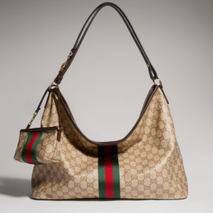 👜 Gucci | Bolso de hombro grande con tribanda Web