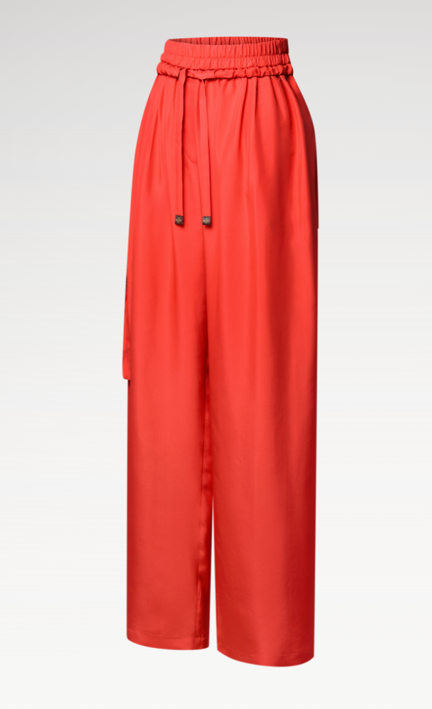 👜 LOUIS VUITTON | Pantalón fluido con bolsillo tipo cargo - Imagen 5