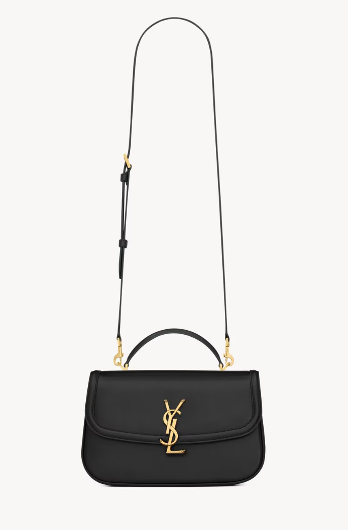👜 YSL | Bolso Solférino pequeño con asa superior de piel box Saint Laurent - Imagen 6