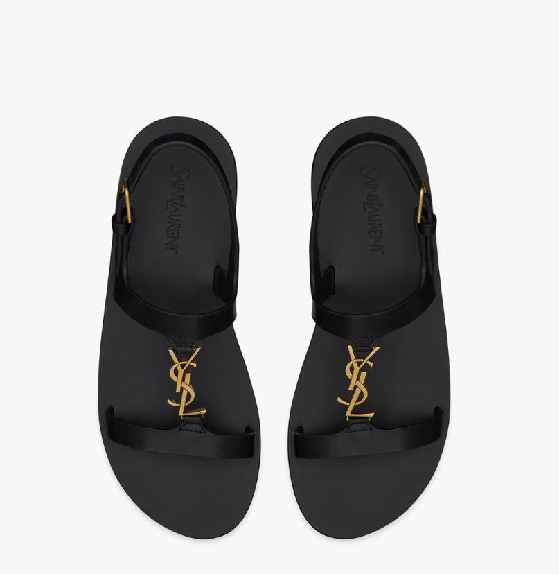 👜 YSL | Sandalias Cassandra de piel lisa