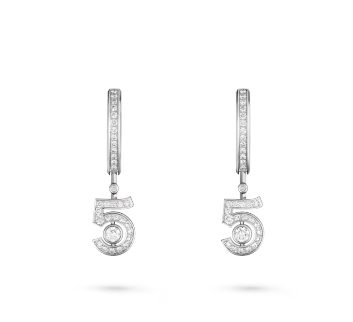 👜 CHANEL | Pendientes de aro Eternal N°5