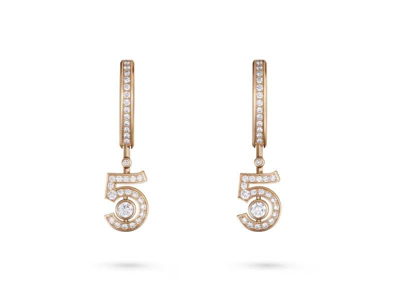 👜 CHANEL | Pendientes de aro Eternal N°5