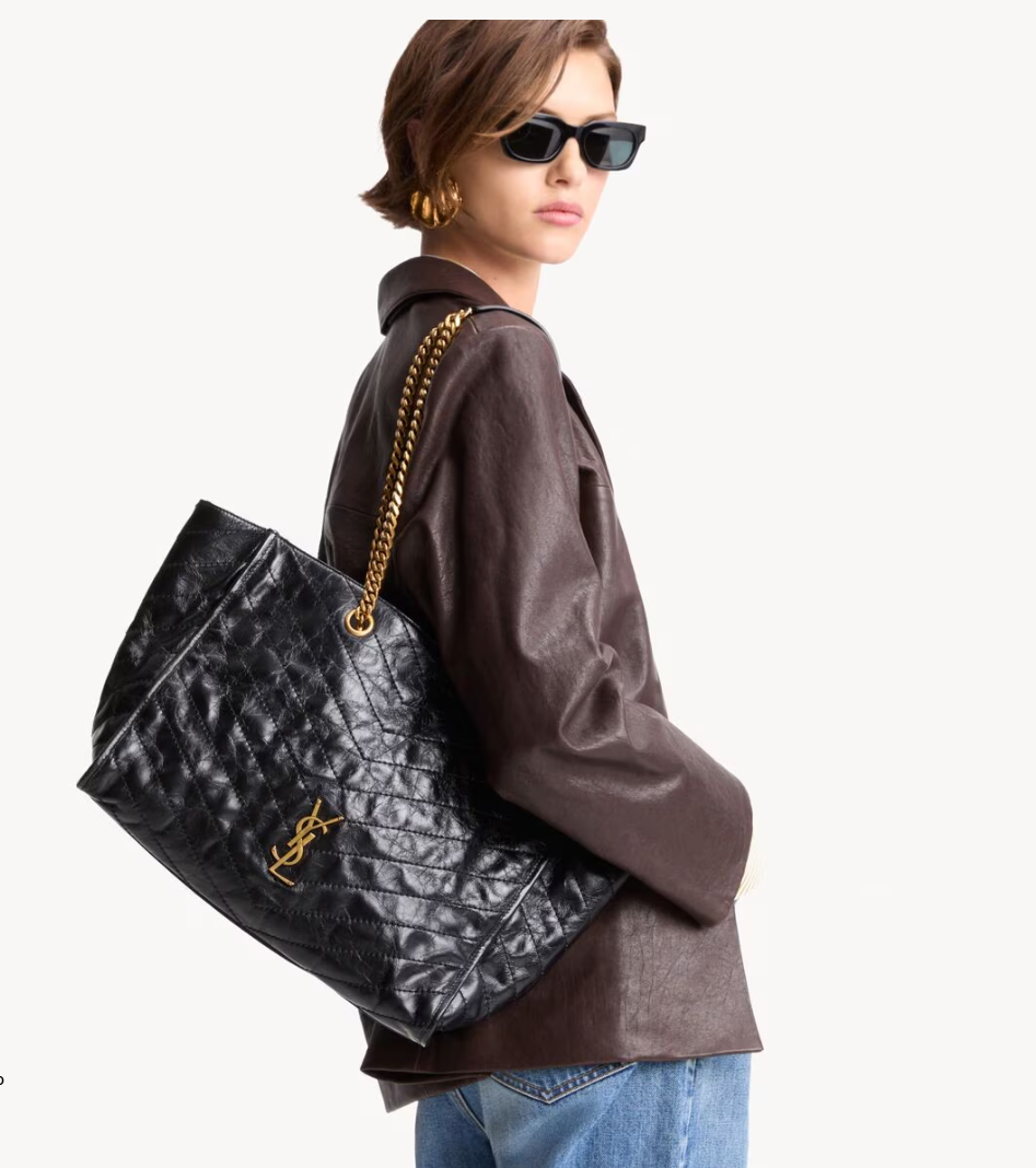 👜 YSL | Bolso shopper Niki de piel vintage - Imagen 3