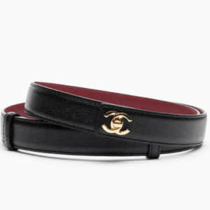 👜 CHANEL | Cinturón de cuero