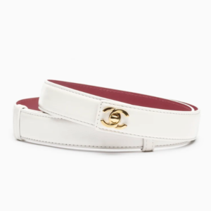 👜 CHANEL | Cinturón de cuero