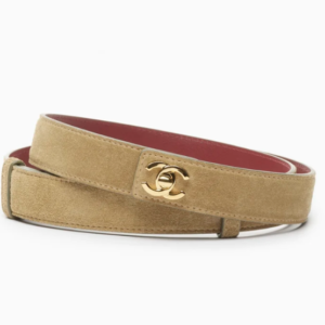 👜 CHANEL | Cinturón de cuero
