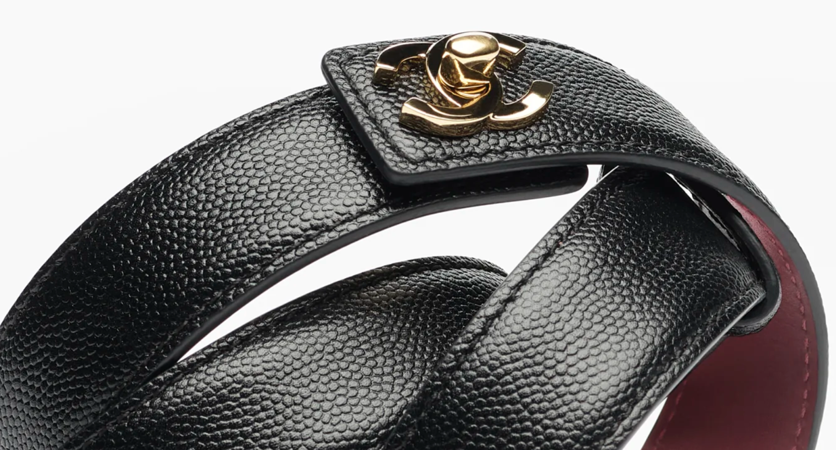 👜 CHANEL | Cinturón de cuero - Imagen 2