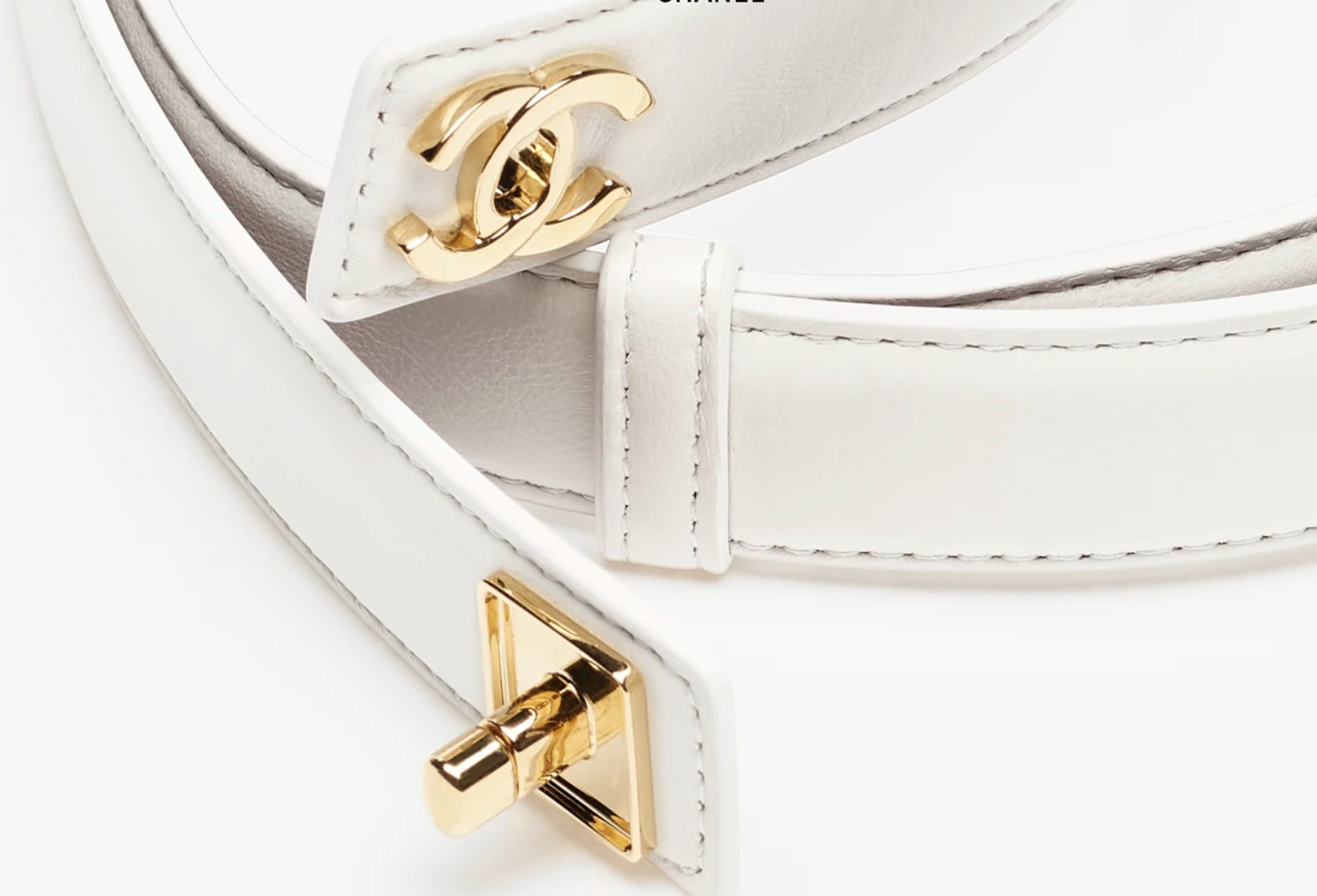 👜 CHANEL | Cinturón de cuero - Imagen 3